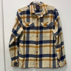 PATAGONIA MENS LONG-SLEEVED FJORD FLANEL SHIRT